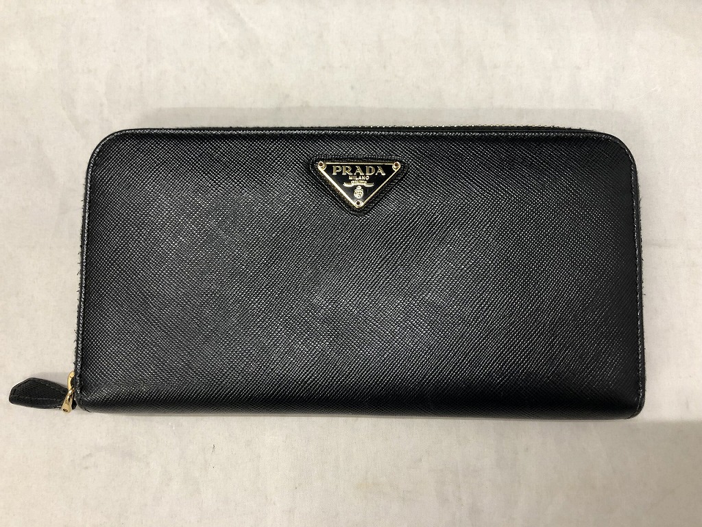 楽天市場】【財布】PRADA プラダ ラウンドファスナー 長財布