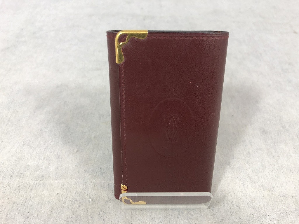 カルティエ Cartier 6連キーケース ボルドー 【中古】