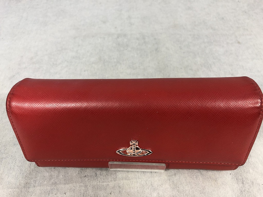 【全品ポイント10倍！要エントリー】【期間限定セール】ヴィヴィアン・ウエストウッド Vivienne Westwood 長財布 レッド 【中古】｜ワットマン店