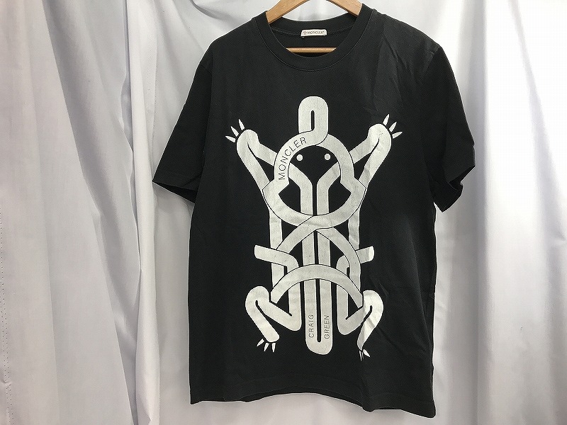 楽天市場】MONCLER MAGLIA T-SHIRT BLACK サイズXL C-SCOM-19-18922