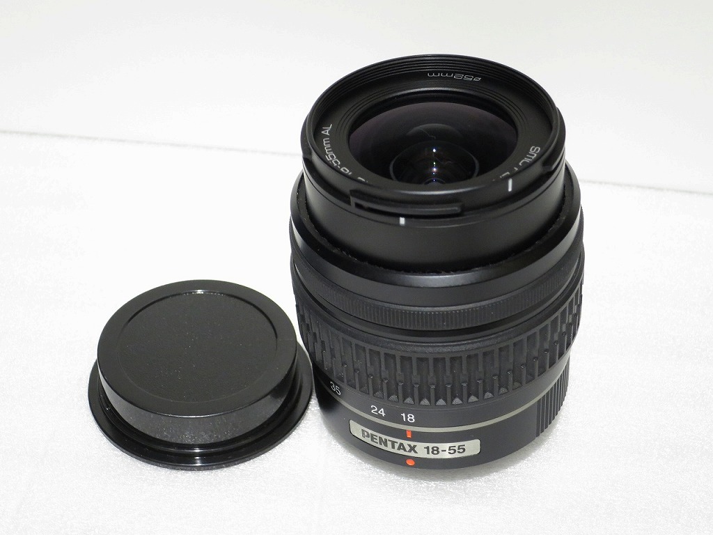 【全品ポイント10倍！】【期間限定セール】ペンタックス PENTAX Kマウント用ズームレンズ smc PENTAX-DA 18-55mm F3.5-5.6AL 【中古】