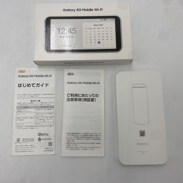 楽天市場】[中古品] Galaxy 5G Mobile WiFi SCR01 White 32GB