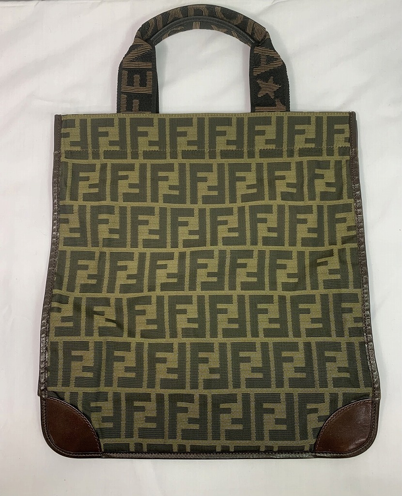 楽天市場】【バッグ】FENDI フェンディ ズッカ柄 ハンドバッグ トート