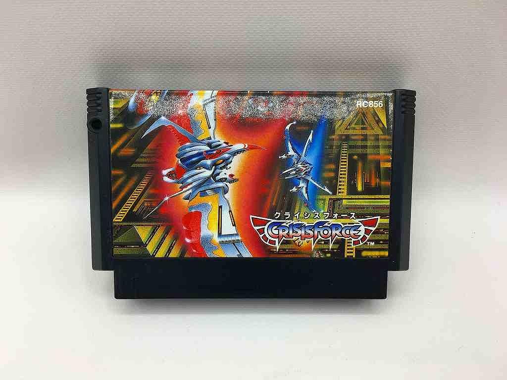 ファミコンソフト　クライシスフォース　クリアケース付き