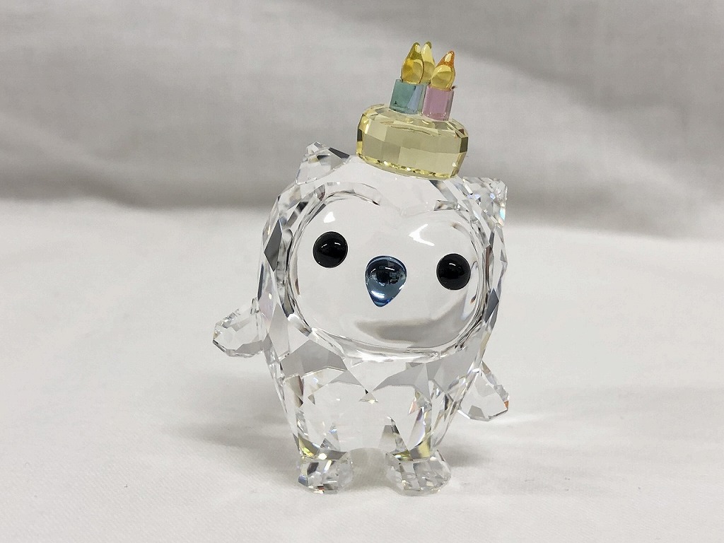 楽天市場】スワロフスキー フクロウ ゴールデンチーククリスタル M