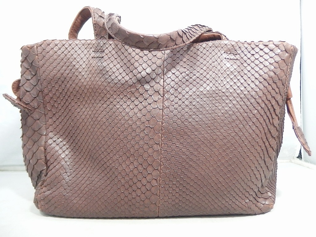 ゲンテン genten レザーハンドバッグ 【中古】