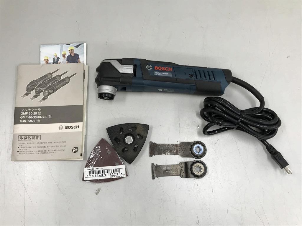 【継続期間押さえる大売り出し】ボッシュ BOSCH マルチ手道具 GMF40-30 【中古】