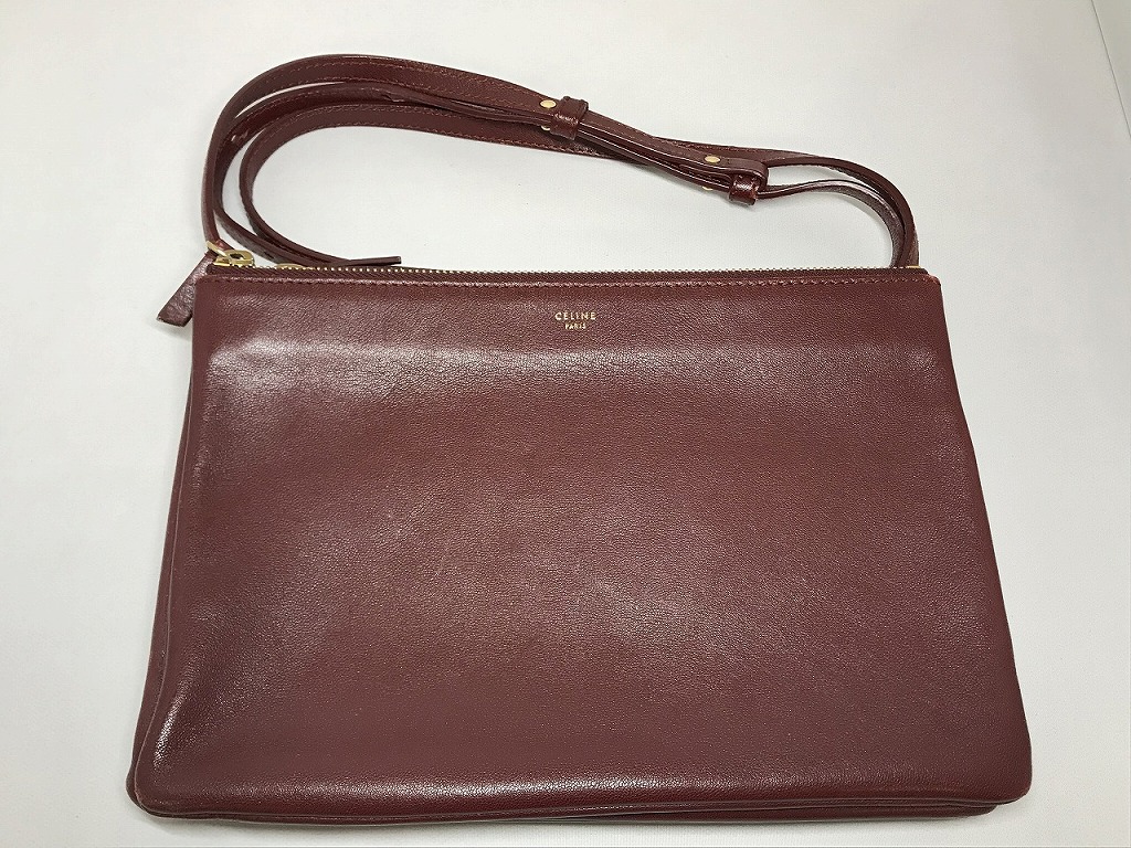 楽天市場】CELINE / セリーヌ トリオ ラージ 斜め掛け ショルダー