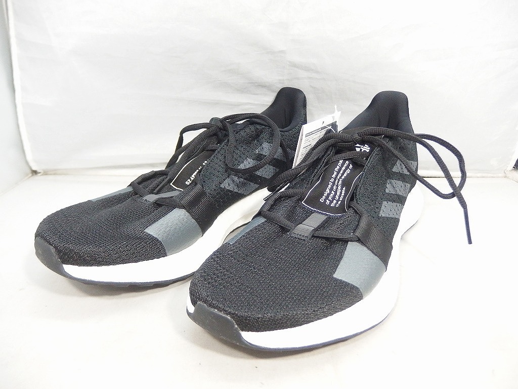 アディダス adidas センスブースト ゴー ランニングシューズ 27.5cm ブラック・グレー F33906-275 【中古】｜ワットマン店
