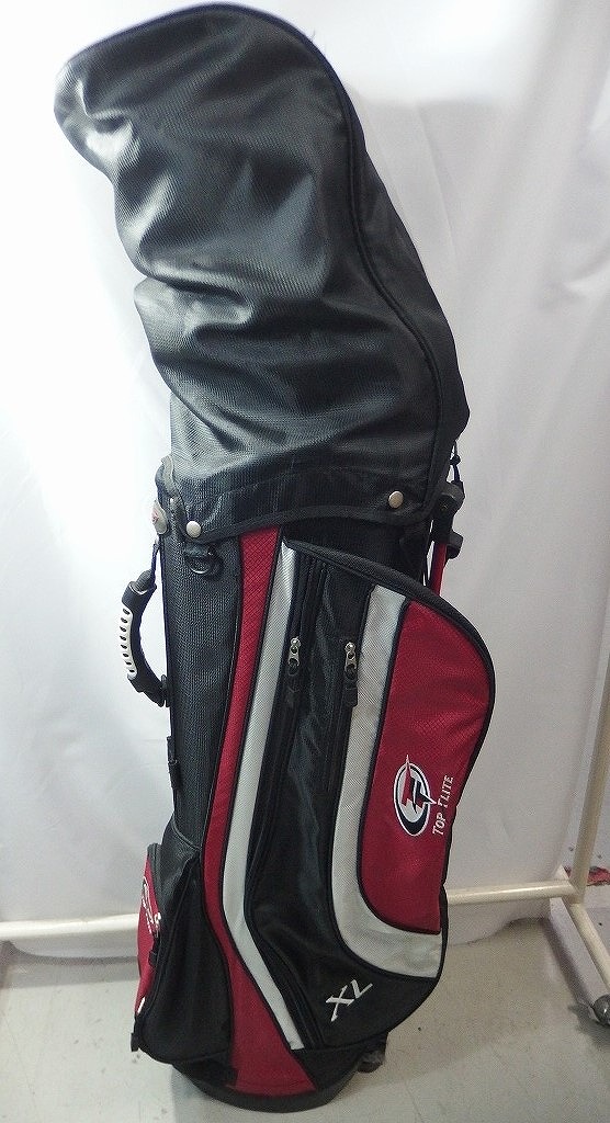 TOP FLITE ゴルフバッグセット クラブ10本 【中古】