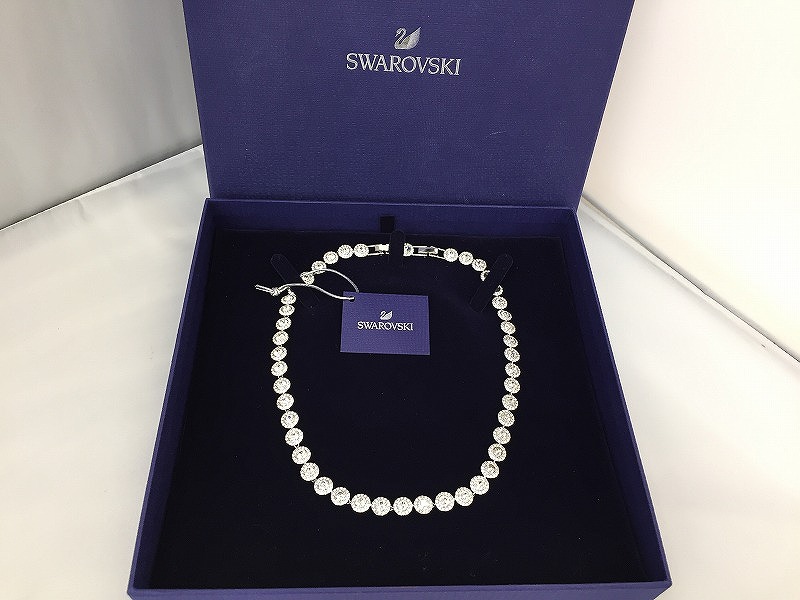 スワロフスキー SWAROVSKI ラウンドカット ネックレス 5117703 【中古】