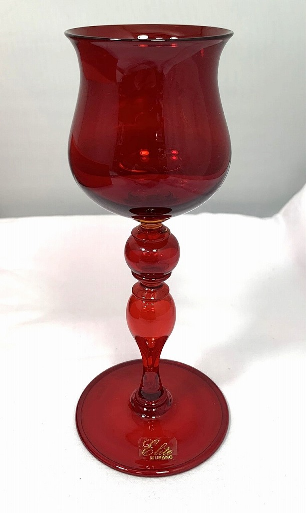 【全品ポイント10倍！】【期間限定セール】murano ワイングラス ※2 【中古】
