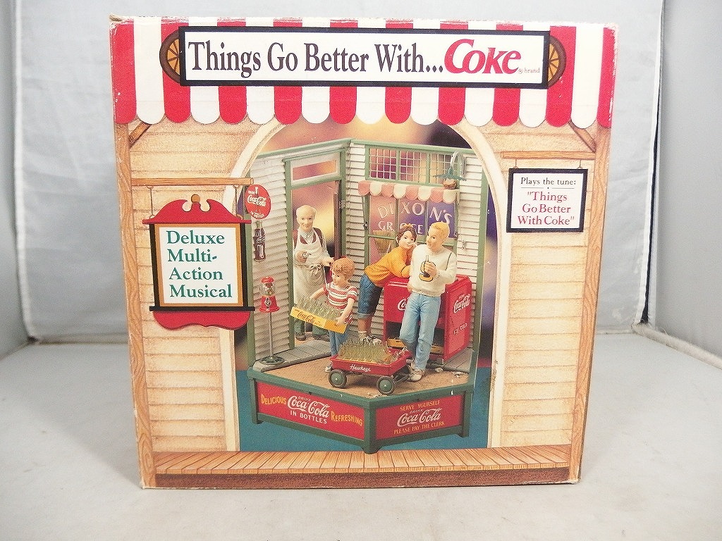 【全品ポイント10倍！】【期間限定セール】コカコーラ Coca Cola Deluke Multi Action Musical オルゴール 【中古】