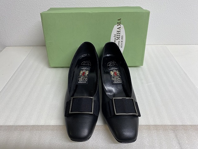 ミハマ MIHAMA パンプス 黒いこと 【中古】