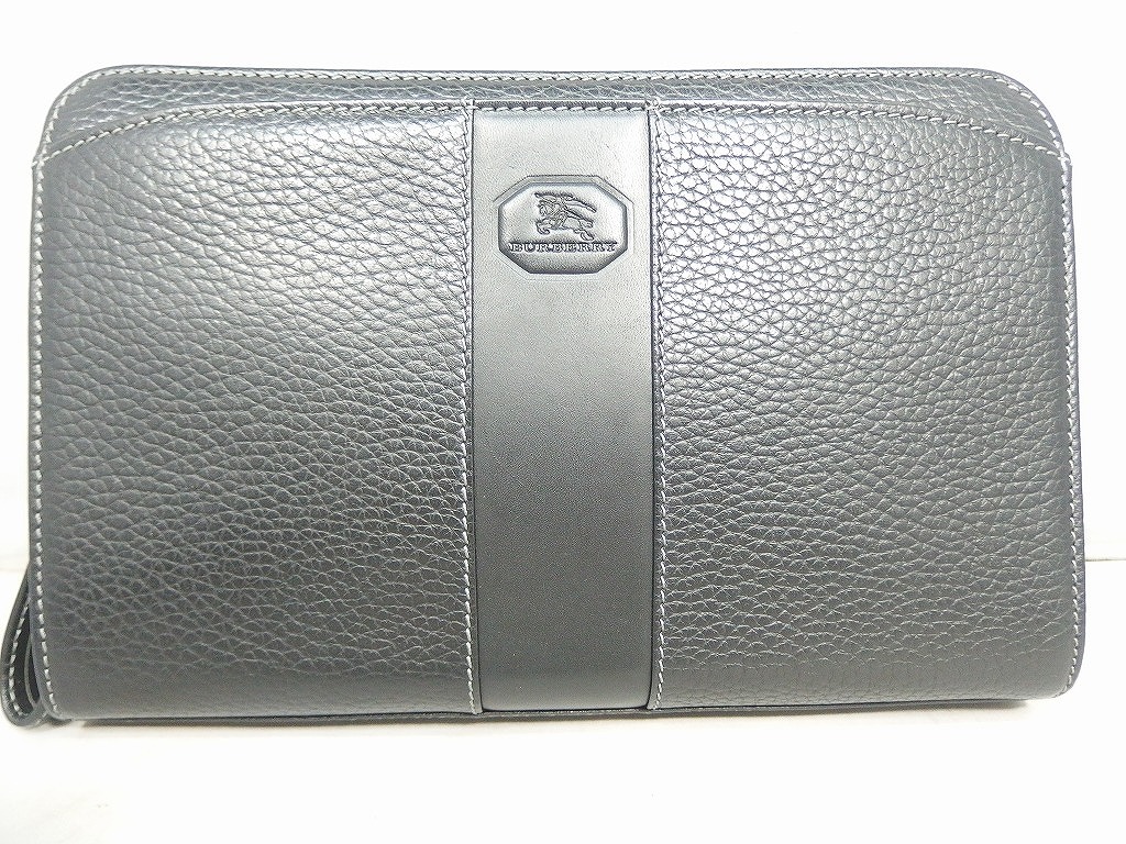 【全品ポイント10倍!要エントリー】【期間限定セール】バーバリー BURBERRY セカンドバッグ 黒 【中古】|ワットマン店