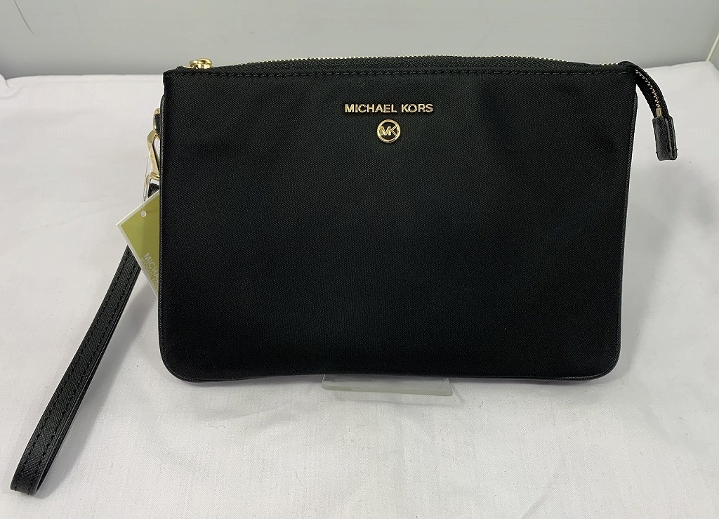 【全品ポイント10倍！要エントリー】【期間限定セール】マイケルコース MICHAEL KORS ポーチ カード収納付き 【中古】｜ワットマン店 8,183円