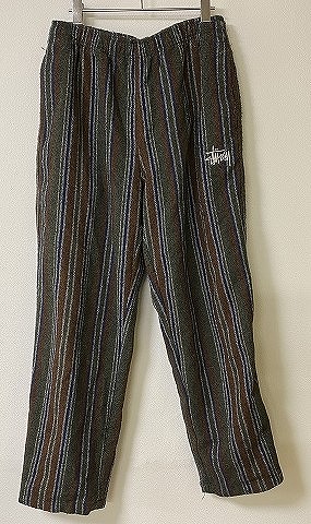 【全品ポイント10倍！要エントリー】【期間限定セール】ステューシー stussy ステューシー Wool stripe Relaxed Pant Mサイズ マルチカラー系 【中古】｜ワットマン店