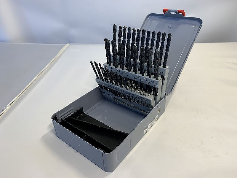 【継続期間押さえる大売り出し】ナチ NACHi 鉄工用せん孔機 50本書き割り SET50 1.1～6.0×0.1粍 【中古】