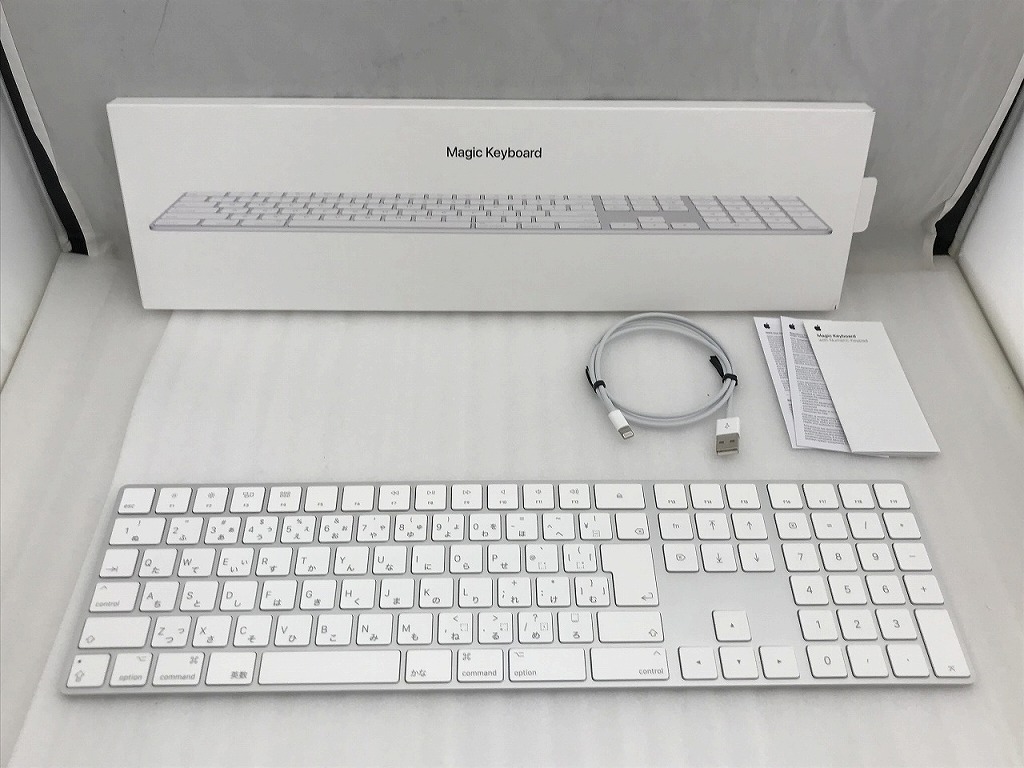 楽天市場】【美品】Apple アップル 純正 Magic Keyboard（テンキー付き