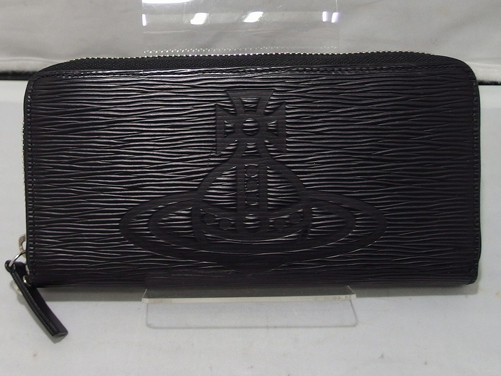 楽天市場】ヴィヴィアンウエストウッド ラウンドファスナー 長財布 黒