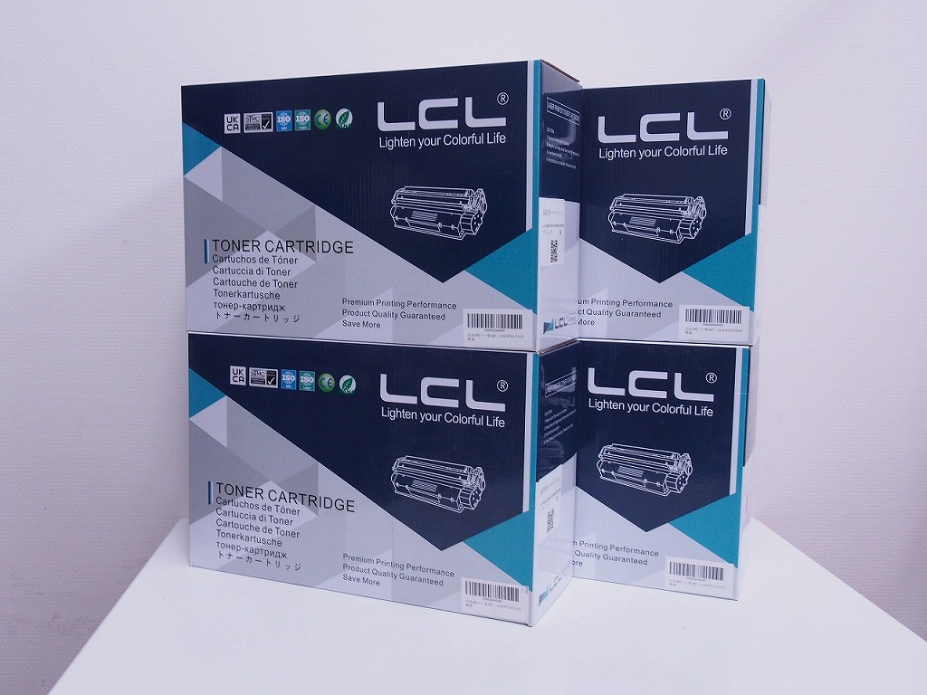 【未当てはめる】 エルシーエル LCL RICOH 取り替えっこトナーカートリッジ 4個仕かける