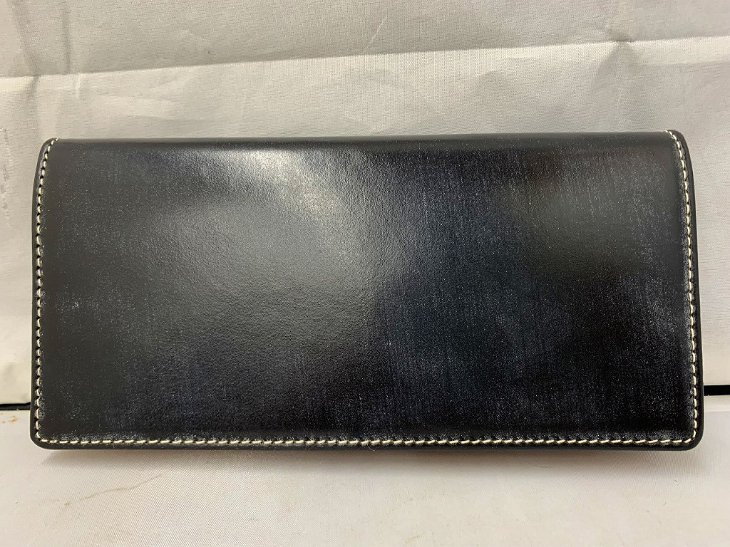 ブリティッシュグリーン BRITISH GREEN 2つ折り財布 【中古】