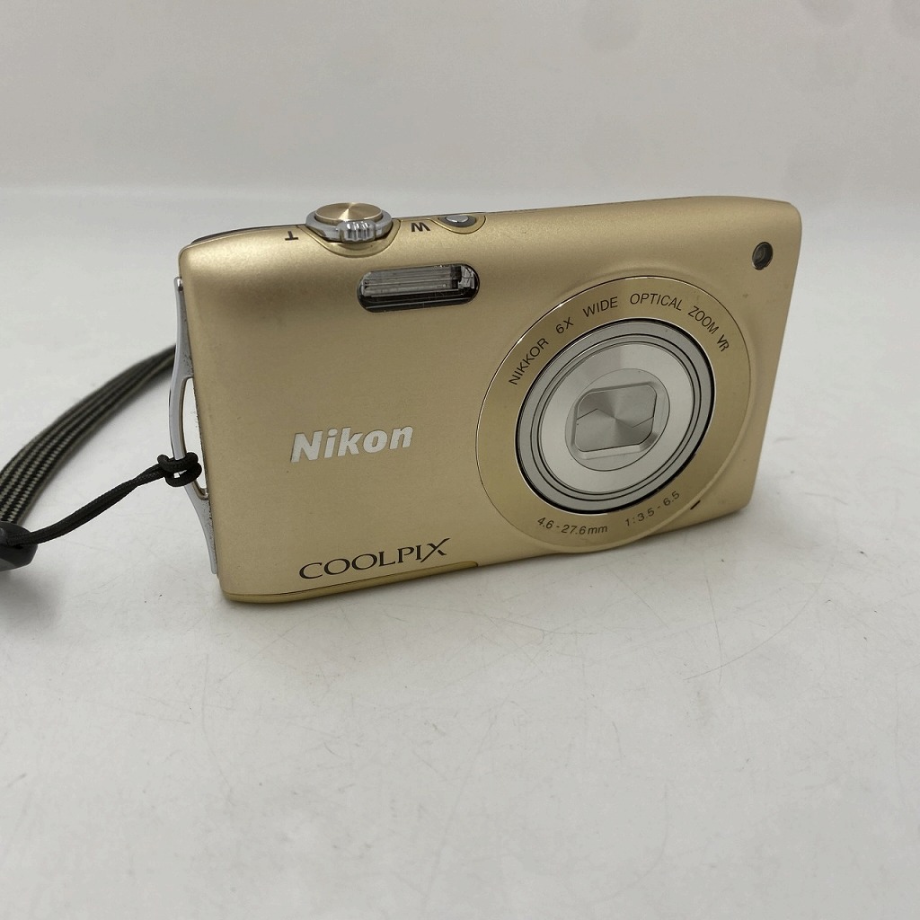 【継続期間制限事項大売り出し】ニコン Nikon ジャンク デジタル写真機 S3300 【中古】