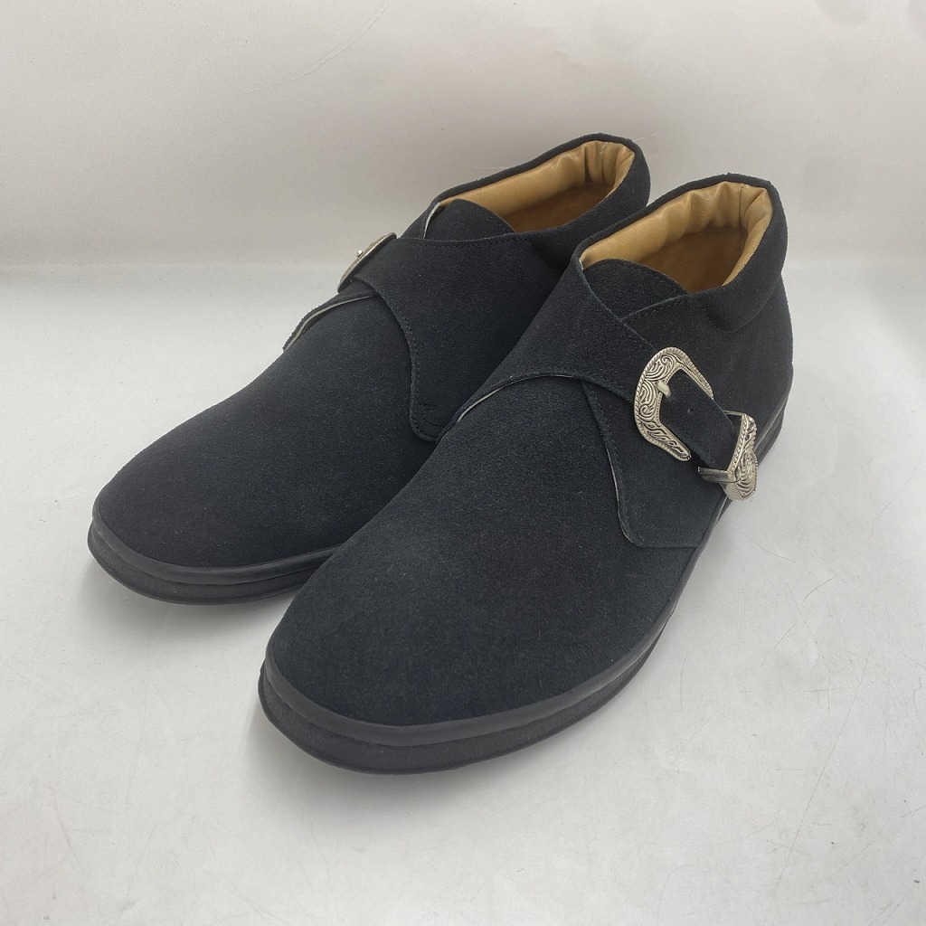 【継続期間制限事項大売り出し】マネブ MANEBU ×tokishirazu×monk strap 大きさ27～27.5ｃｍ 【中古】