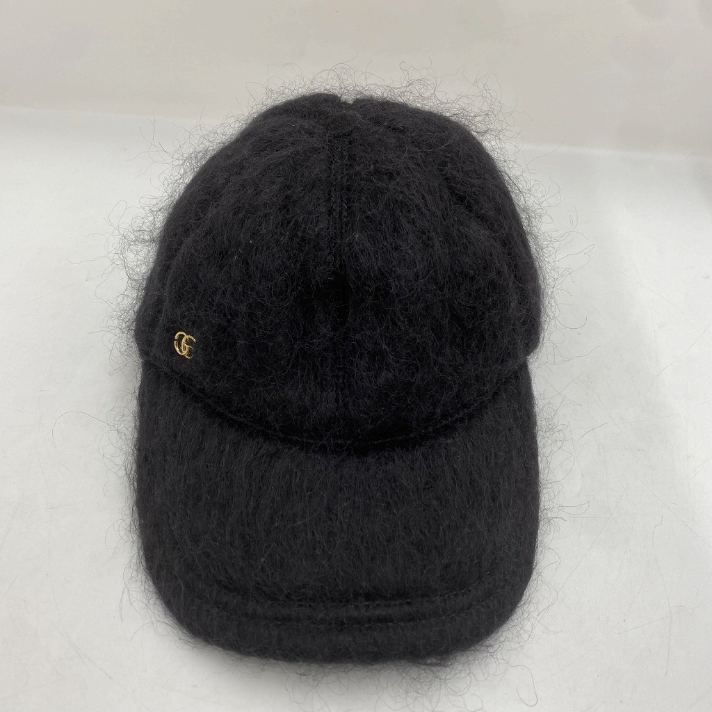 グッチ GUCCI ダブルG ベースボールキャップ モヘア サイズXS 55ｃｍ 729349 【中古】
