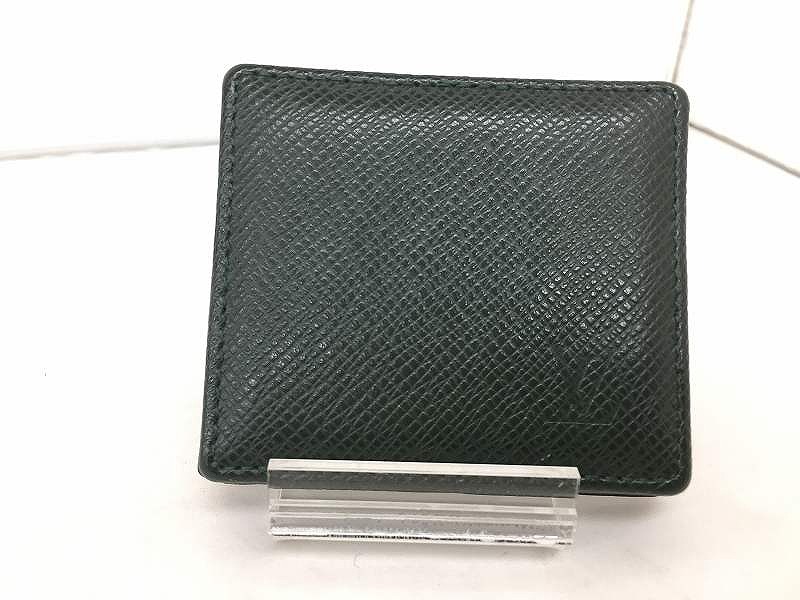 ルイ・ヴィトン LOUIS VUITTON ポルトモネボワット/コインケース/小銭入れ タイガ/エピセアグリーン系 M30384 【中古】