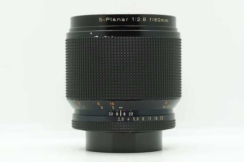 カールツァイス Carl Zeiss Y/Cマウント レンズ S-Planar T* 60mm F2.8 AEG 黒マウント 【中古】