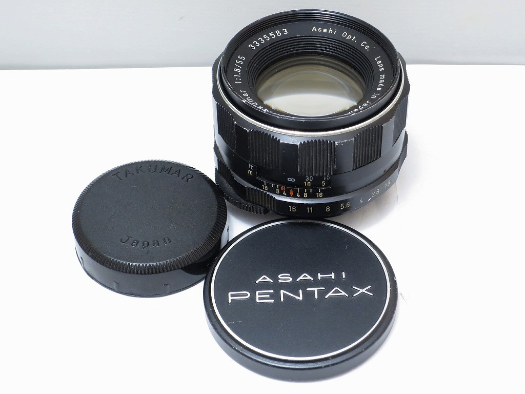 【全品ポイント10倍！要エントリー】【期間限定セール】ペンタックス PENTAX M42マウント用単焦点レンズ Super-Takumar　55mm　F1.8（後期型） 【中古】