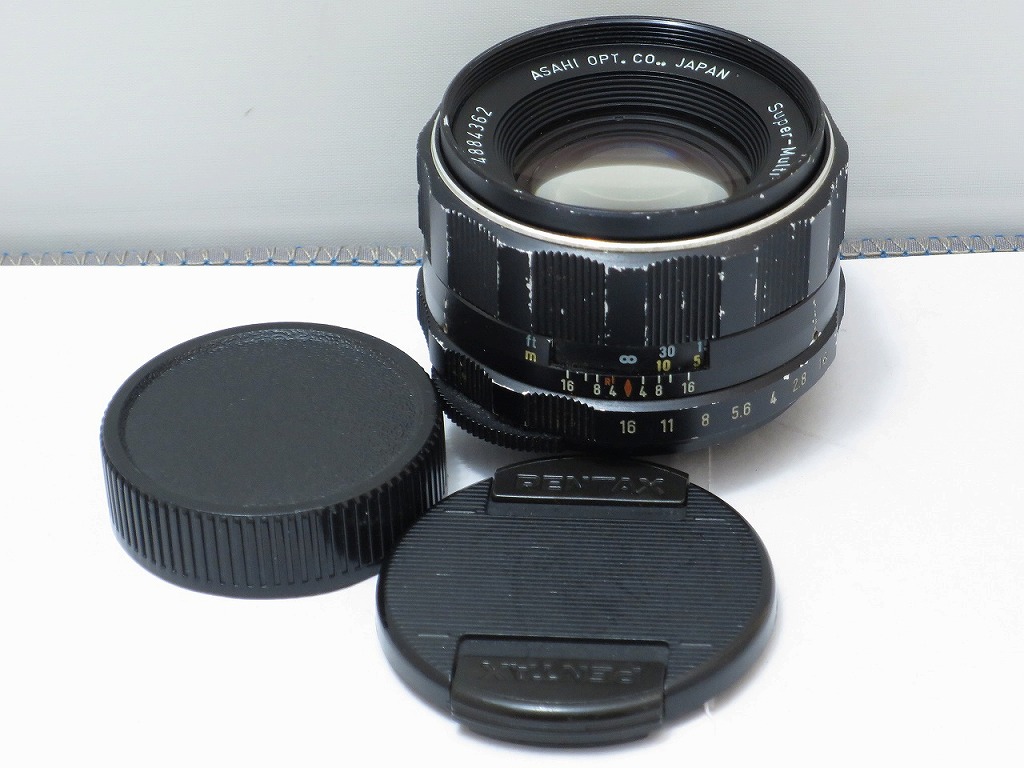 ペンタックス PENTAX M42マウント用単焦点レンズ Super-Multi-Coated　TAKUMAR　55mm　F1.8（後期型） 【中古】