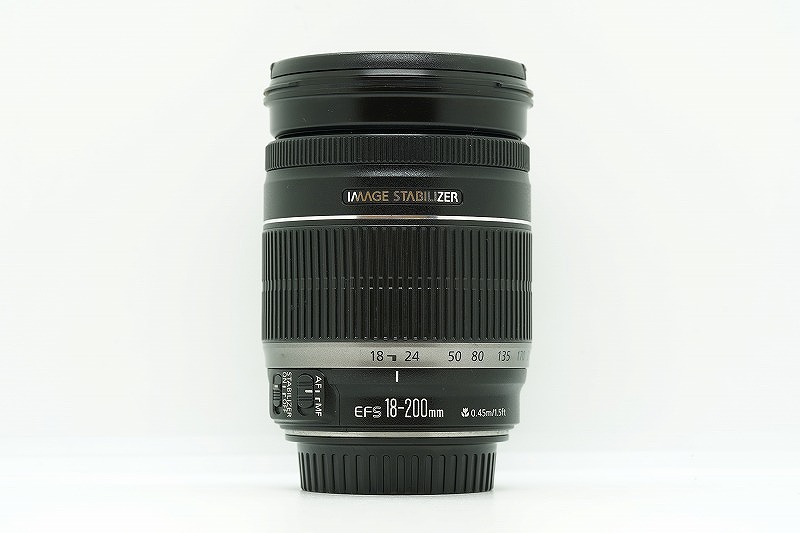 キヤノン Canon EFマウント レンズ APS-C EF-S 18-200mm F3.5-5.6 IS 【中古】