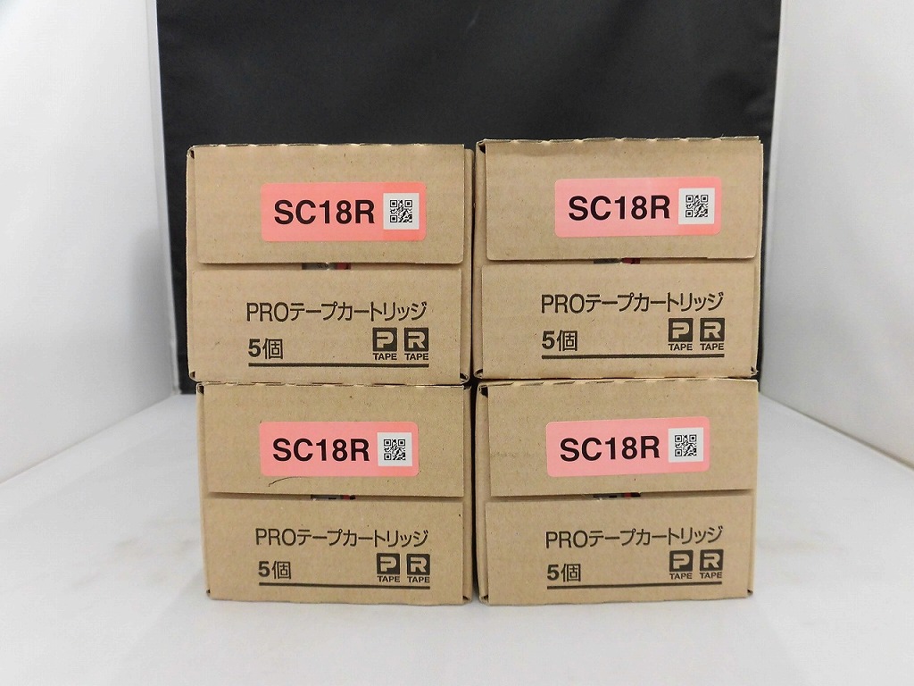 【未使用】 キングジム KING JIM TEPRA PRO テープカートリッジ セット SC18R