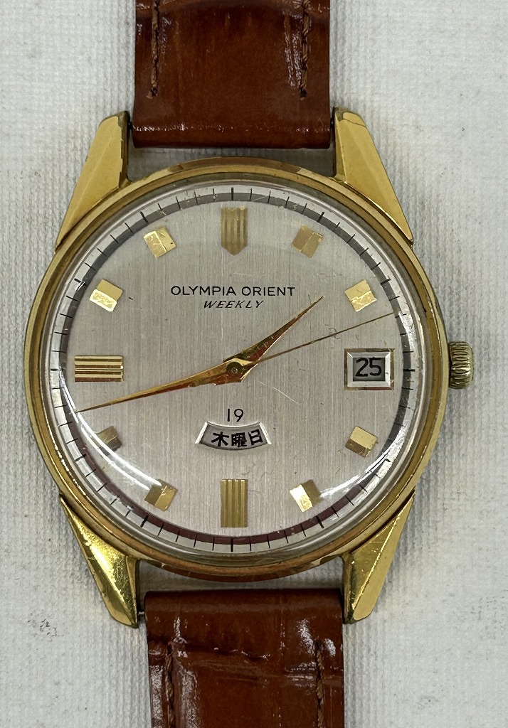 オリエント ORIENT オリンピアオリエント ウィークリー 自動巻 ヴィンテージ品 ゴールド／シルバー 【中古】 32,032円