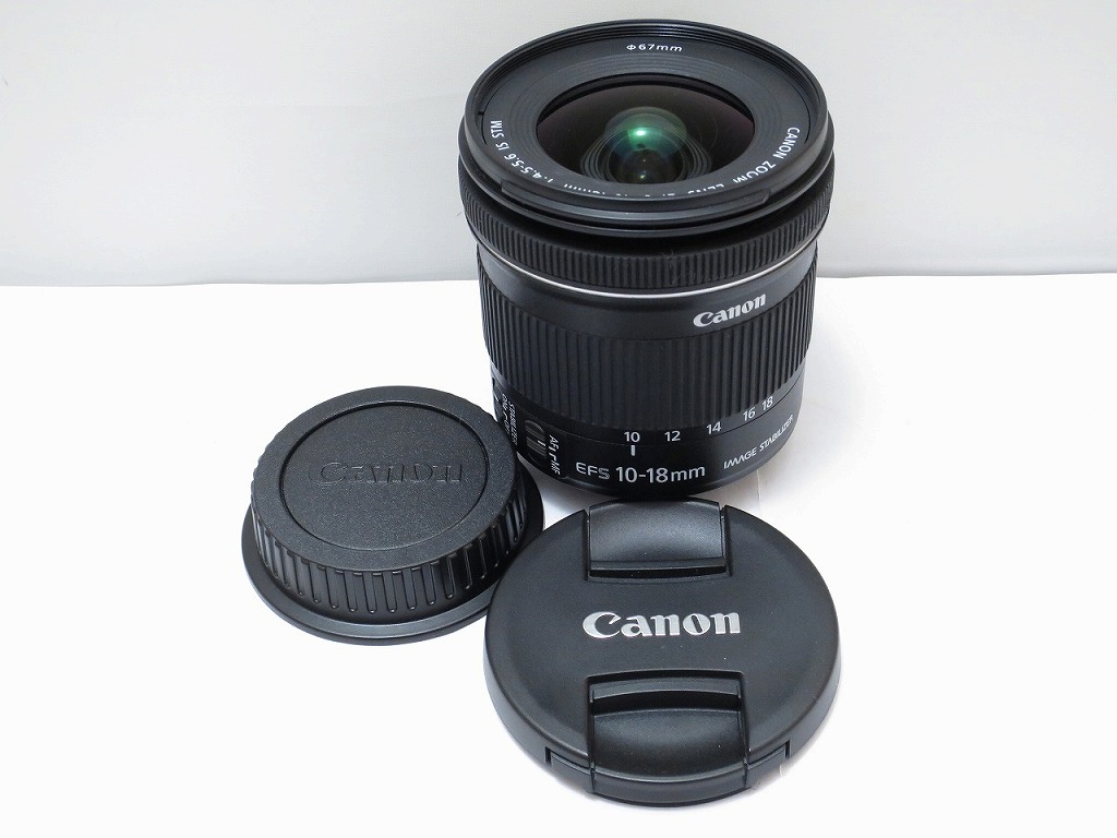【全品ポイント10倍！要エントリー】【期間限定セール】キヤノン Canon EF-Sマウント用ズームレンズ EF-S10-18mm F4.5-5.6 IS STM 【中古】 17,622円