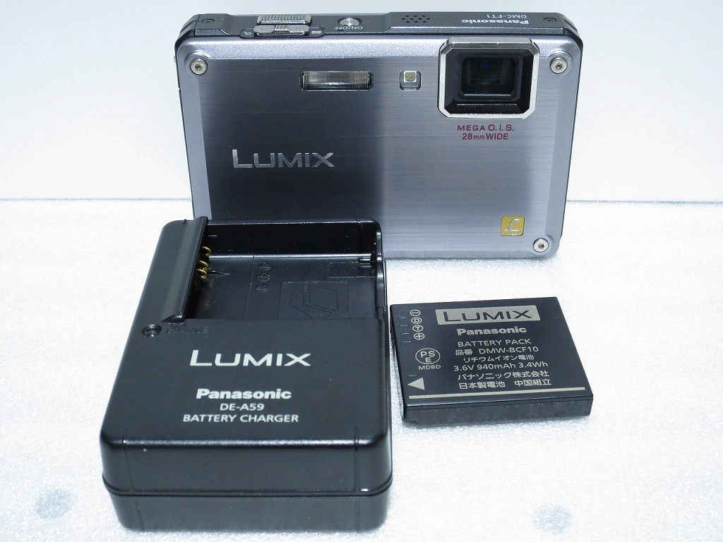 【全品ポイント10倍!要エントリー】【期間限定セール】パナソニック Panasonic コンパクトデジタルカメラ LUMIX DMC-FT1 【中古】|ワットマン店