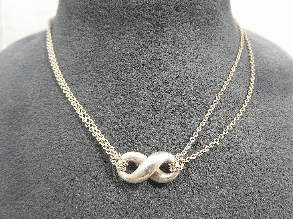 楽天市場】ティファニー インフィニティ ネックレス シルバー