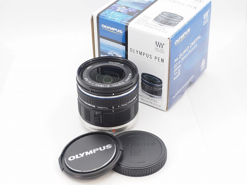 【継続期間押さえる大売り出し】オリンパス OLYMPUS 広角望遠レンズ M.ZUIKO DIGITAL ED 9-18粍 F4.0-5.6 【中古】