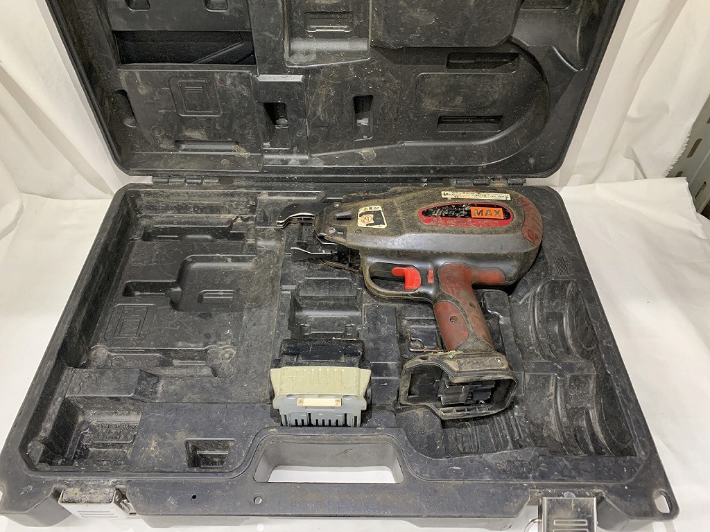 マックス MAX 充電式鉄筋結束機 RB-399A 【中古】
