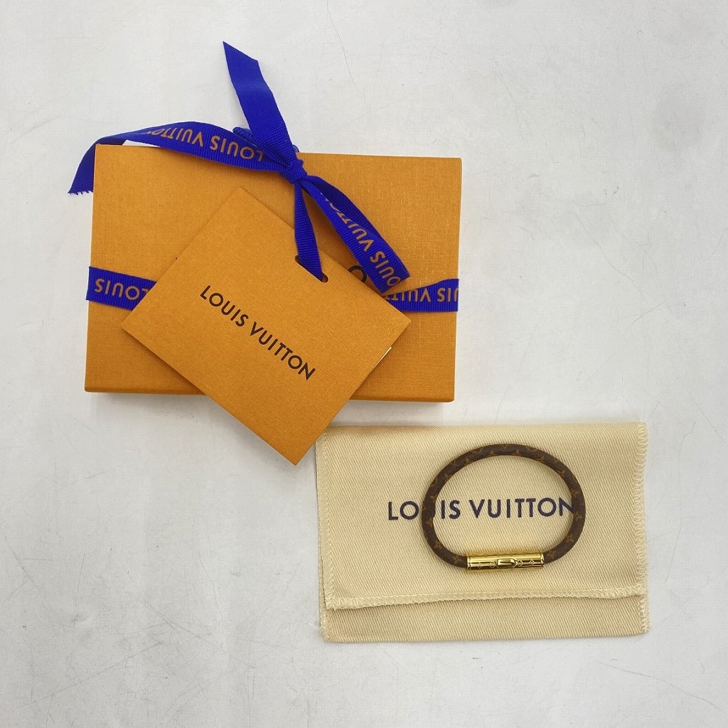 【全品ポイント10倍！要エントリー】【期間限定セール】ルイ・ヴィトン LOUIS VUITTON ブレスレット モノグラム サイズS【2】 M8274F BC1285 【中古】｜ワットマン店
