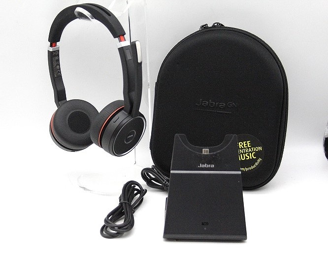 ジャブラ Jabra ステレオヘッドセット オーバーヘッド型 HSC040W 【中古】