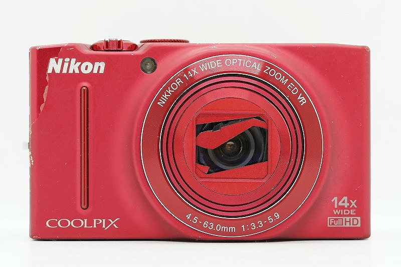 【継続期間制限事項大売り出し】ニコン Nikon コンパクトデジタルカメラ ブリリアントレッド COOLPIX S8200 【中古】