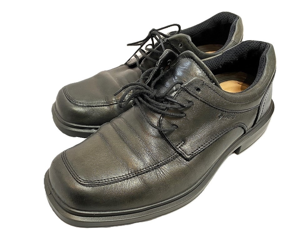 エコー ecco HELSINKI 2 レザー ビジネスシューズ メンズ 41 ブラック系 【中古】