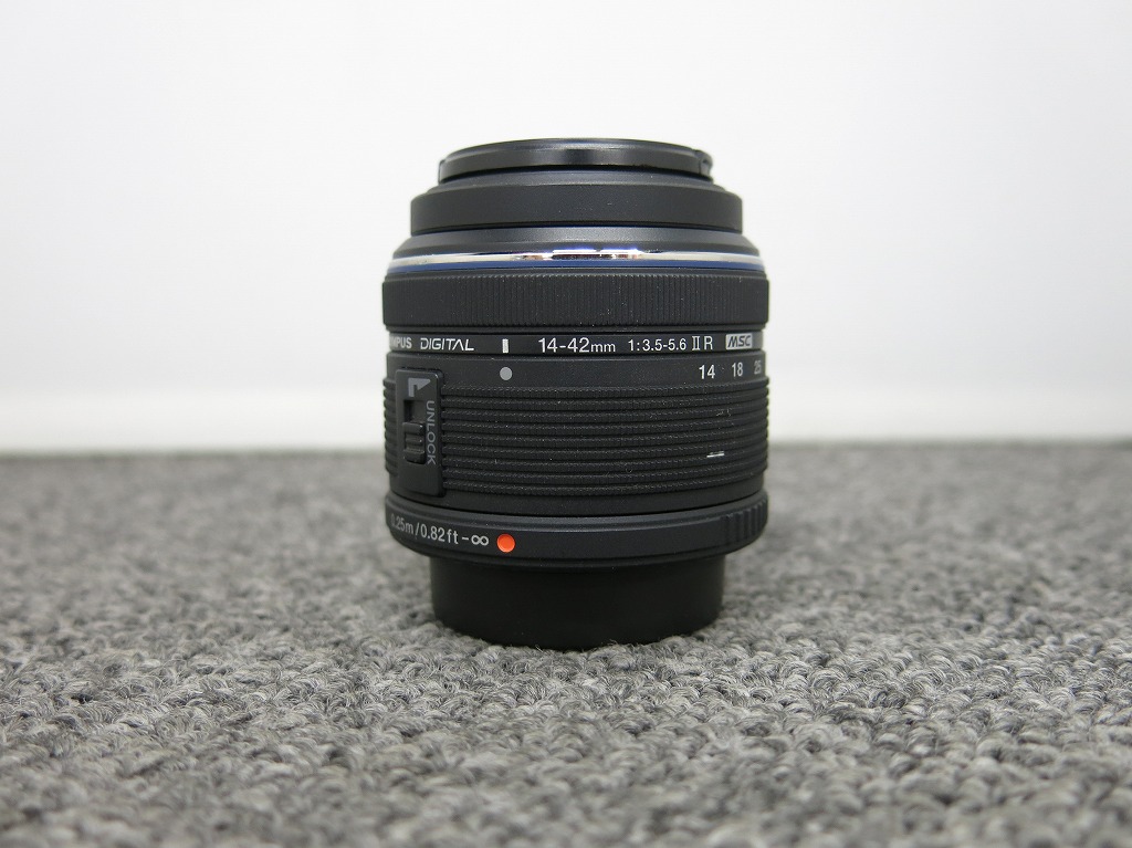 【全品ポイント10倍！要エントリー】【期間限定セール】オリンパス OLYMPUS M.ZUIKO DIGITAL 14-42mm 1:3.5-5.9 II R ブラック 【中古】｜ワットマン店