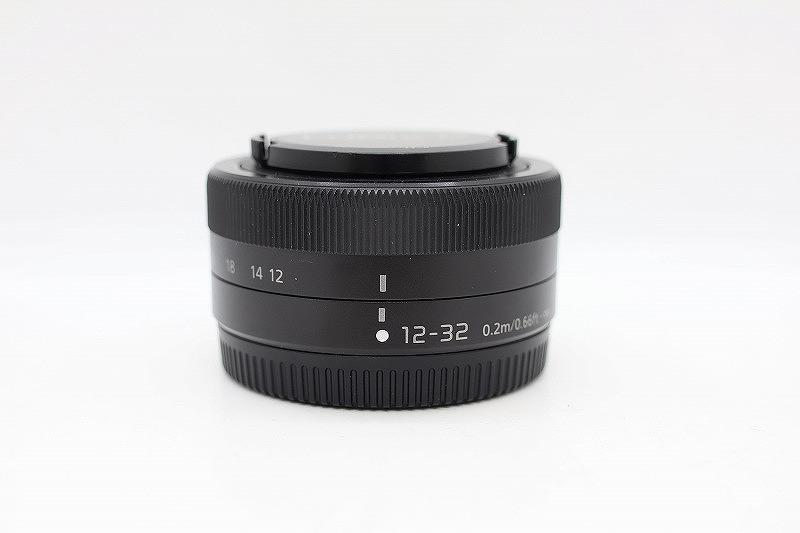 パナソニック Panasonic マイクロフォーサーズマウント レンズ ブラック LUMIX G VARIO 12-32mm F3.5-5.6 ASPH./MEGA O.I.S. H-FS12032 【中古】