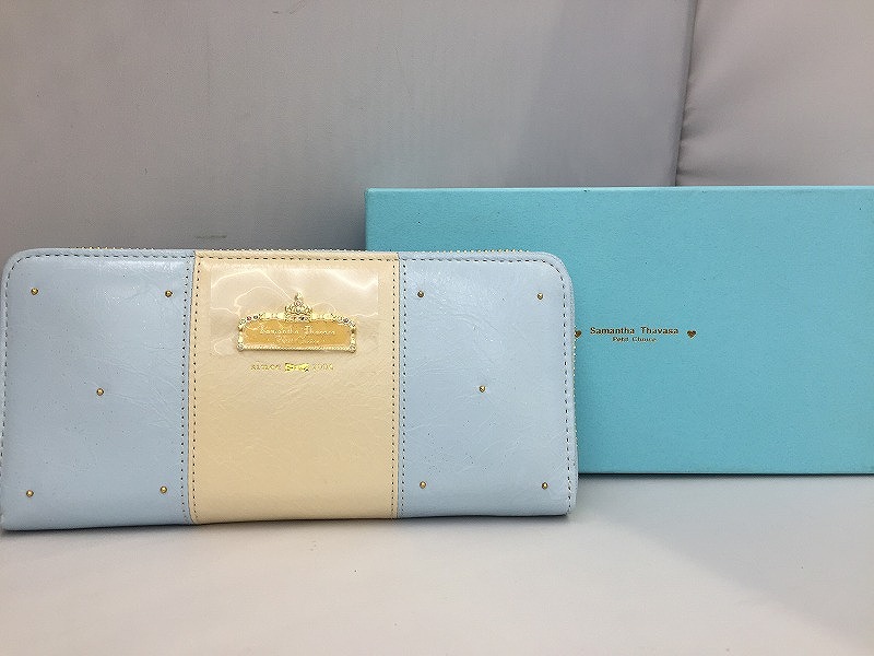 サマンサタバサプチチョイス Samantha Thavasa Petit Choice ラウンドファスナー財布 【中古】