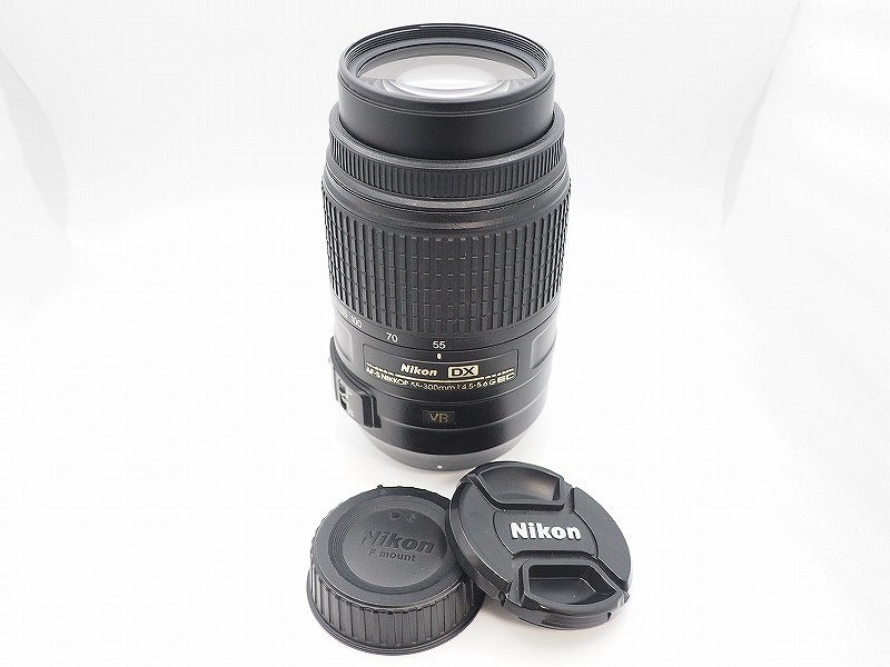 ニコン Nikon 望遠ズームレンズ AF-S DX NIKKOR 55-300mm f/4.5-5.6G ED VR 【中古】