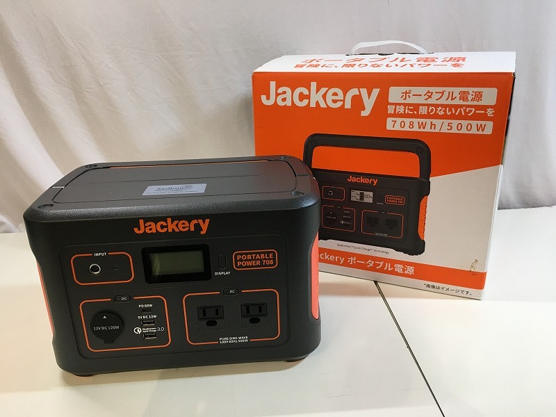ジャクリ Jackery 【並品】携帯型ワット数７０８ PTB071 【中古】